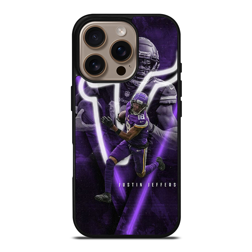 JUSTIN JEFFERSON MINNESOTA VIKINGS NFL iPhone 16 Pro Case Cover