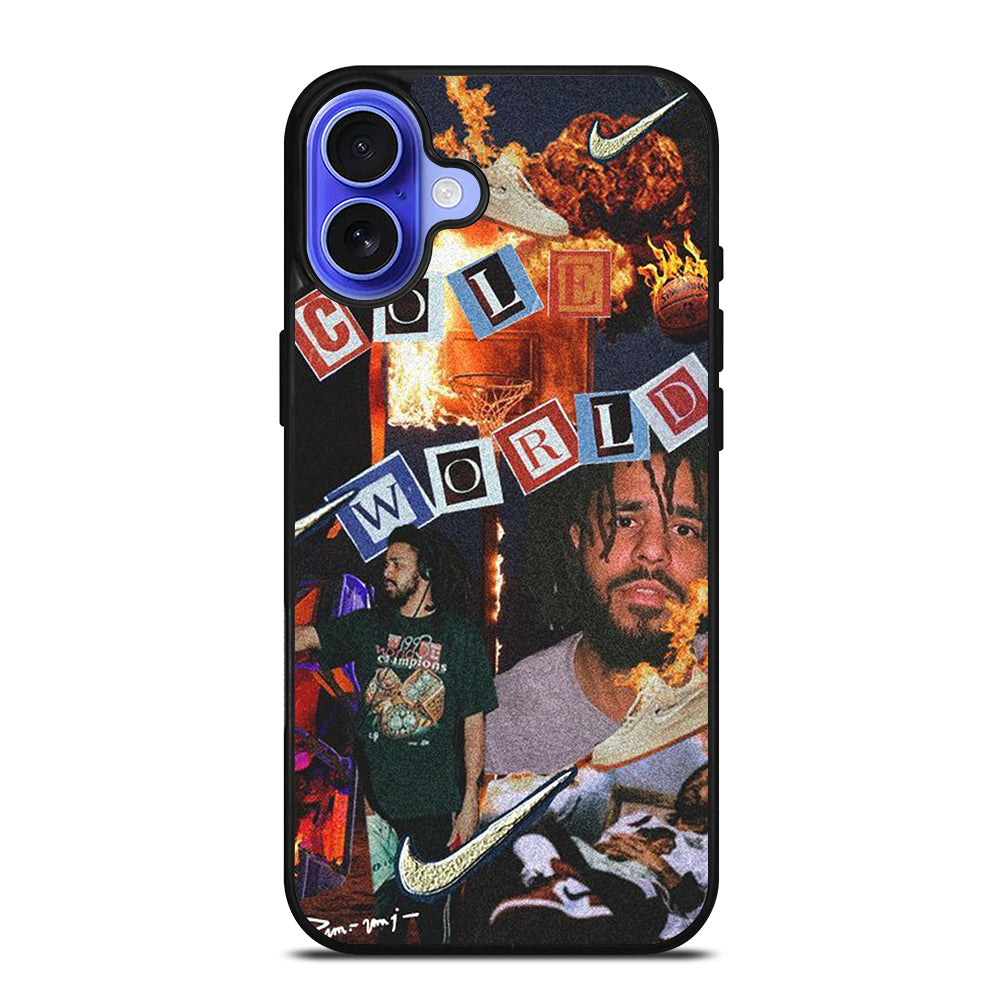 J COLE RAPPER COLLAGE iPhone 16 Case Cover