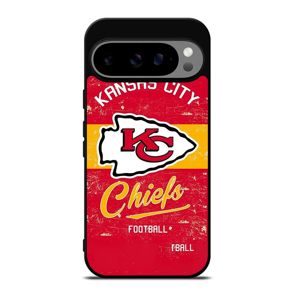 KANSAS CITY CHIEFS LOGO FOOTBALL Google Pixel 9 Pro XL Case Cover