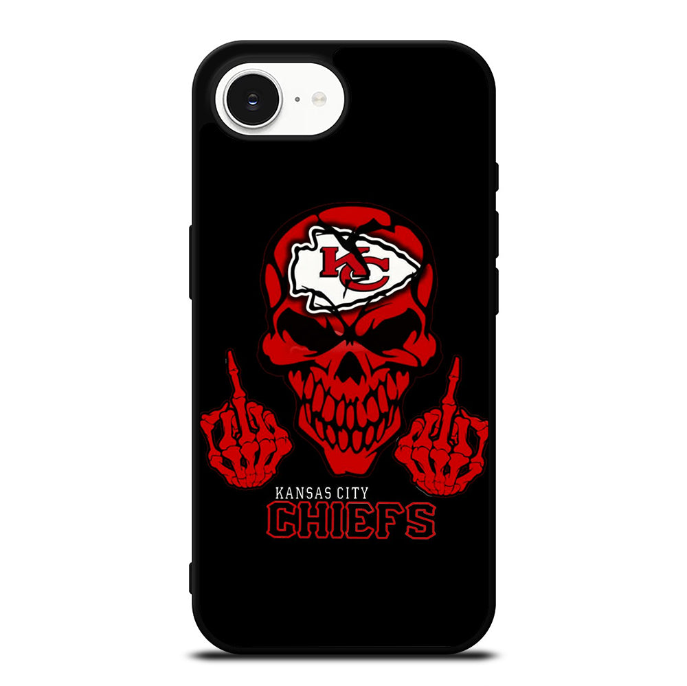 KANSAS CITY CHIEFS SKULL LOGO iPhone 16e Case Cover
