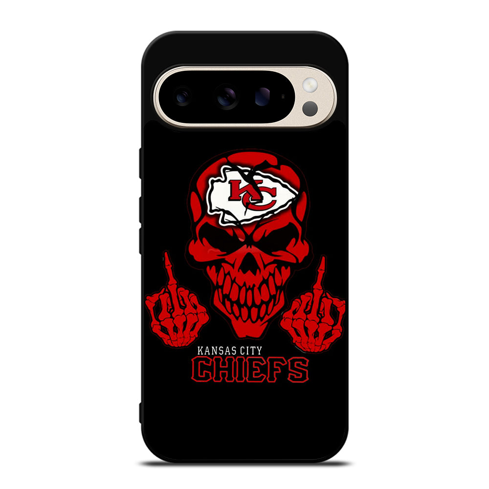 KANSAS CITY CHIEFS SKULL LOGO Google Pixel 9 Pro Case Cover