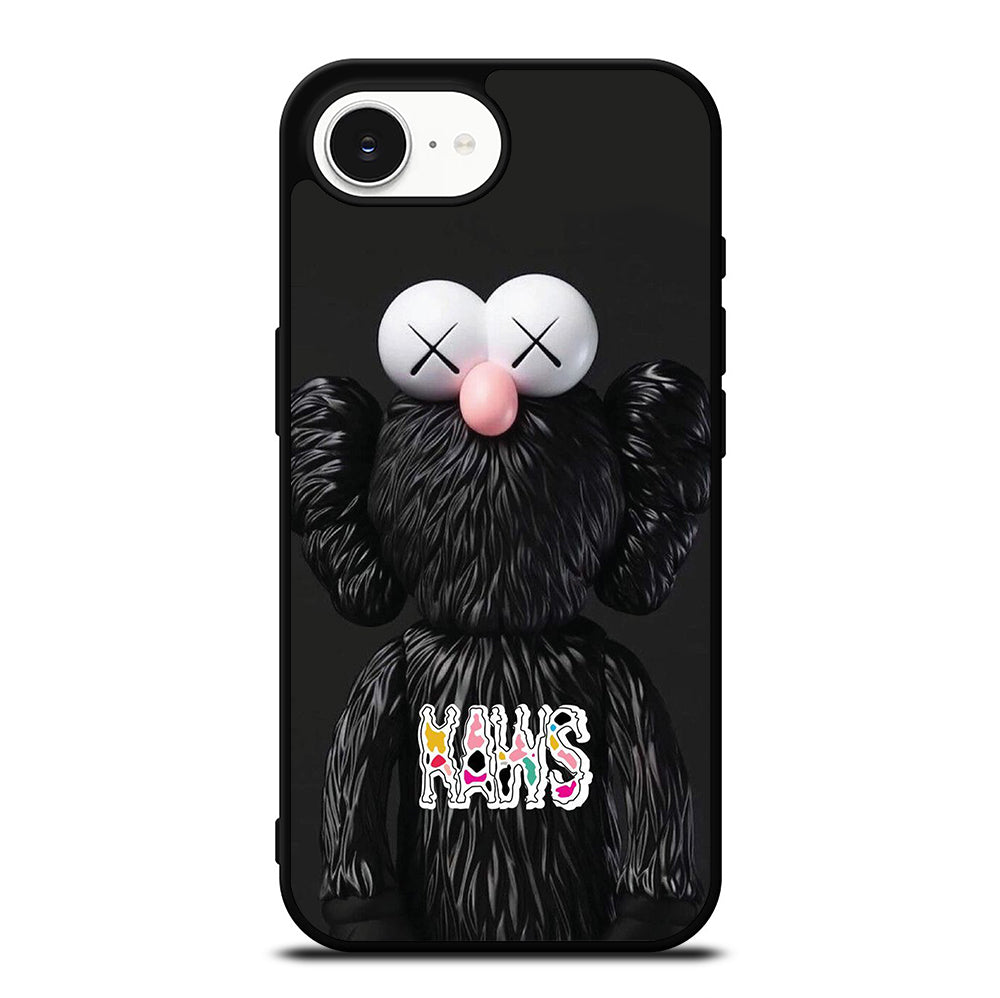 KAWS DESIGN LOGO BLACK iPhone 16e Case Cover