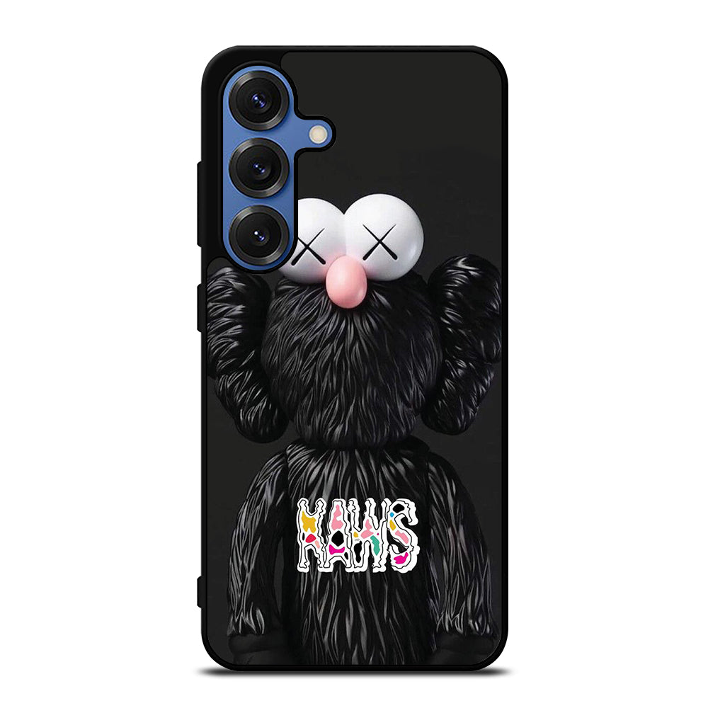 KAWS DESIGN LOGO BLACK Samsung Galaxy S26 Case Cover