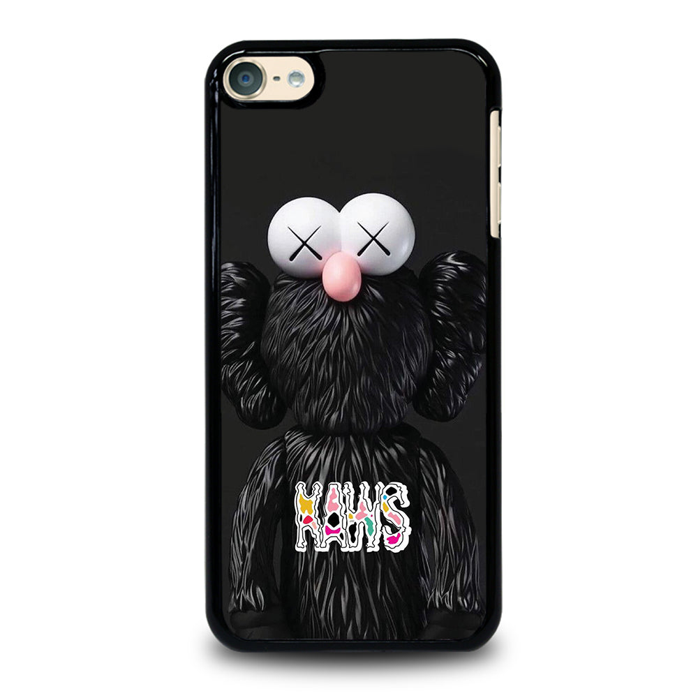 KAWS DESIGN LOGO BLACK iPod Touch 6 Case Cover