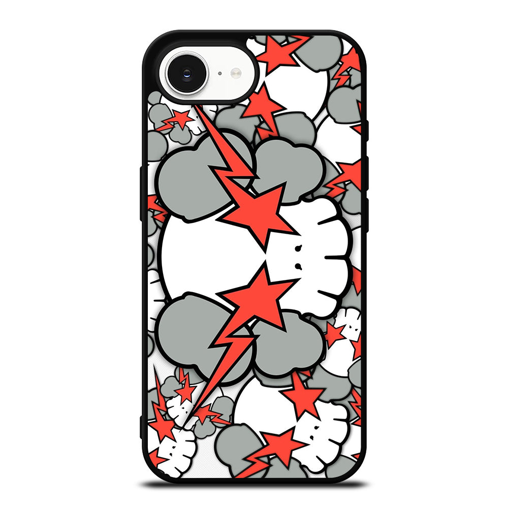 KAWS DESIGN PATTERN iPhone 16e Case Cover