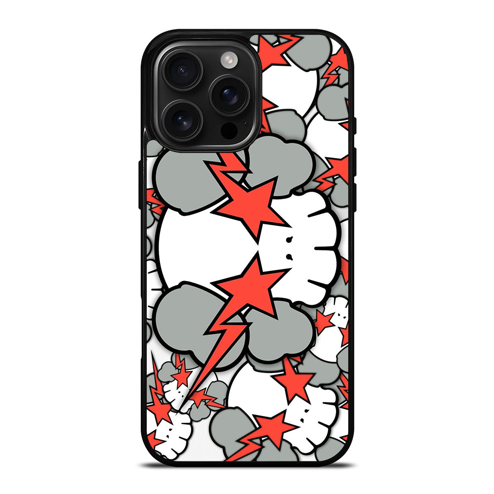 KAWS DESIGN PATTERN iPhone 16 Pro Max Case Cover