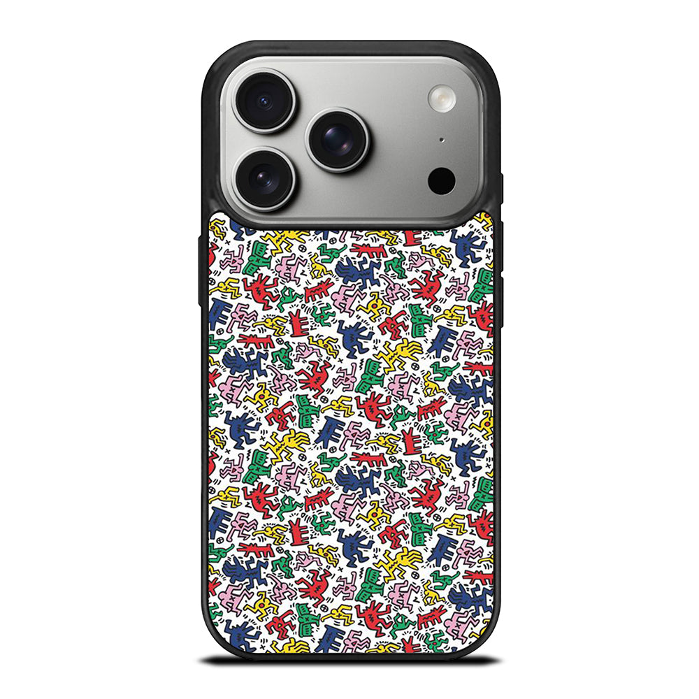 KEITH HARING ART PATTERN 2 iPhone 17 Pro Case Cover