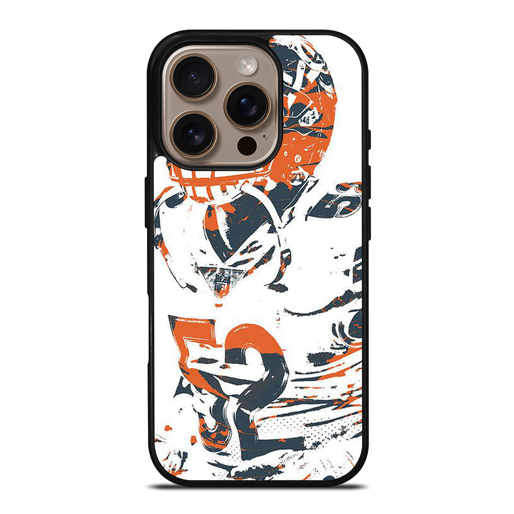 KHALIL MACK CHICAGO BEARS ART iPhone 16 Pro Case Cover