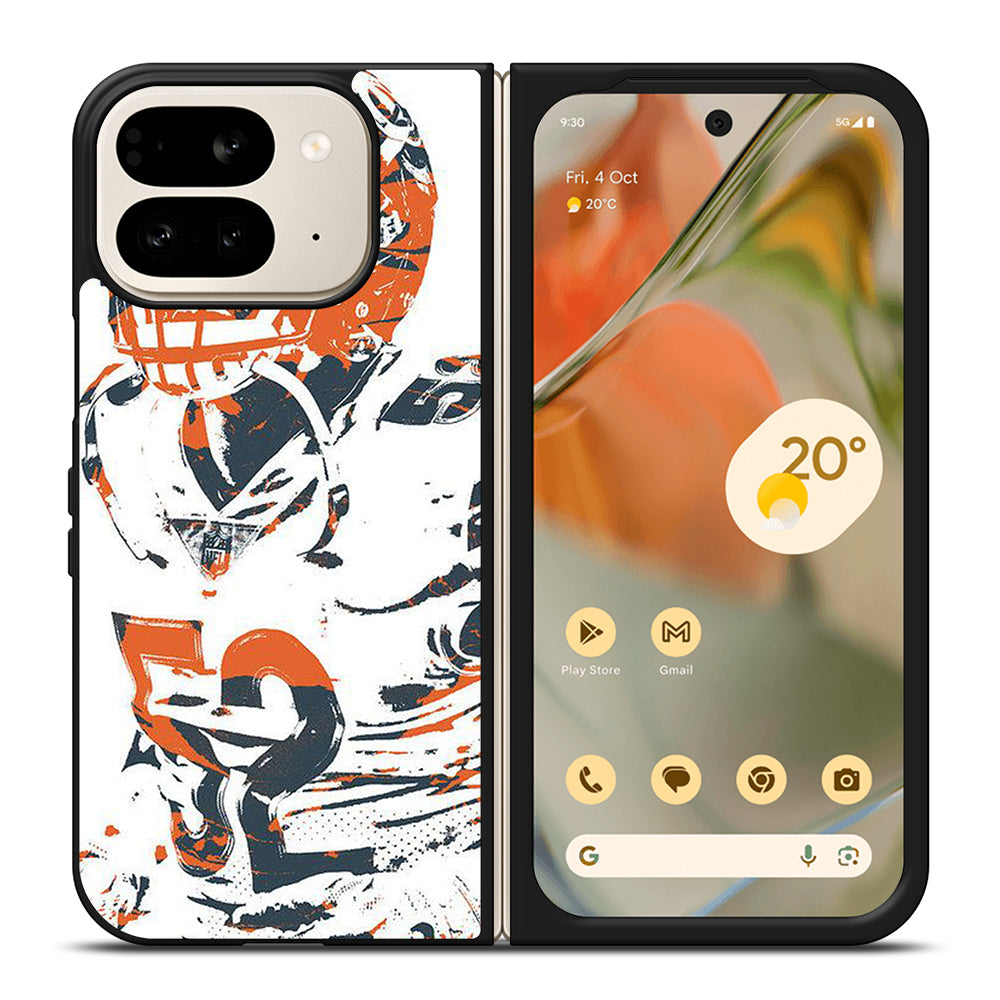KHALIL MACK CHICAGO BEARS ART Google Pixel 9 Pro Fold Case Cover