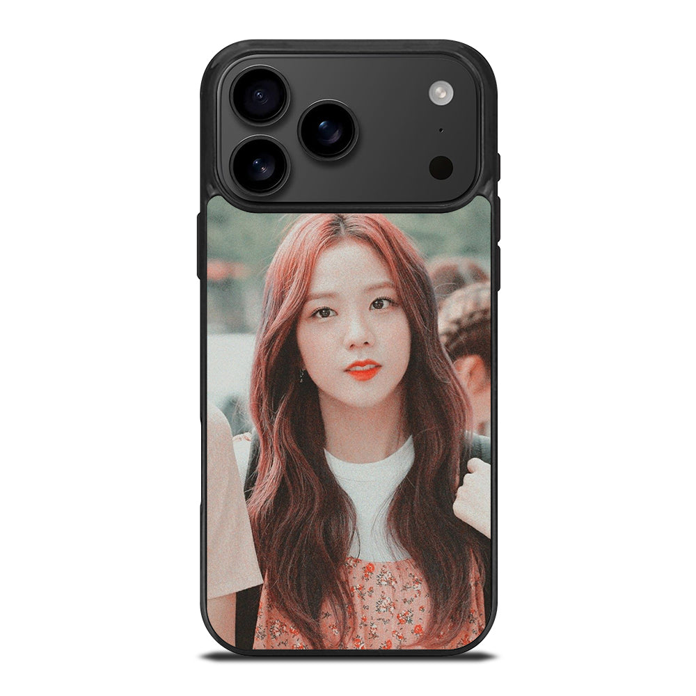 KIM JISOO BLACKPINK CUTE iPhone 17 Pro Max Case Cover
