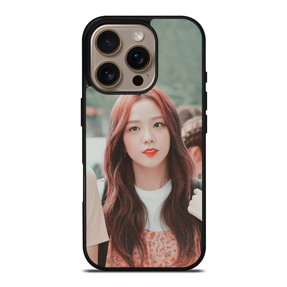 KIM JISOO BLACKPINK CUTE iPhone 16 Pro Case Cover