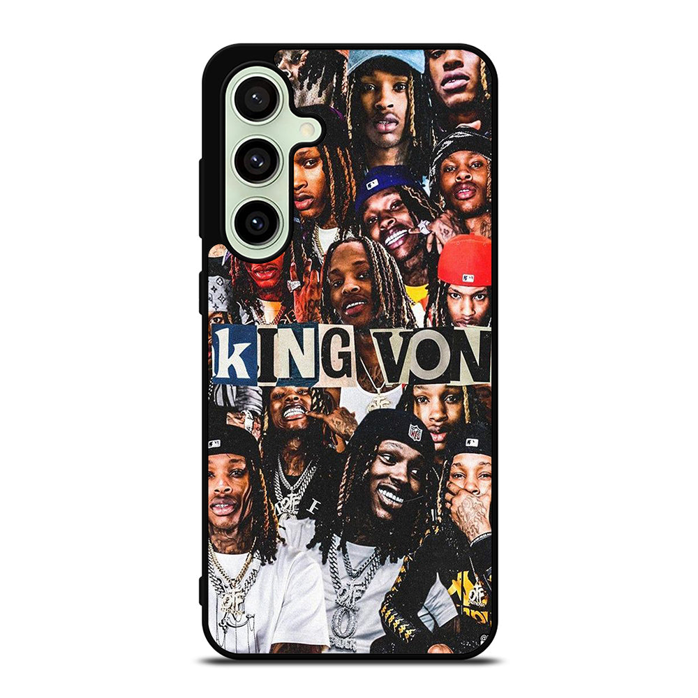 KING VON RAPPER COLLAGE Samsung Galaxy S24 FE Case Cover