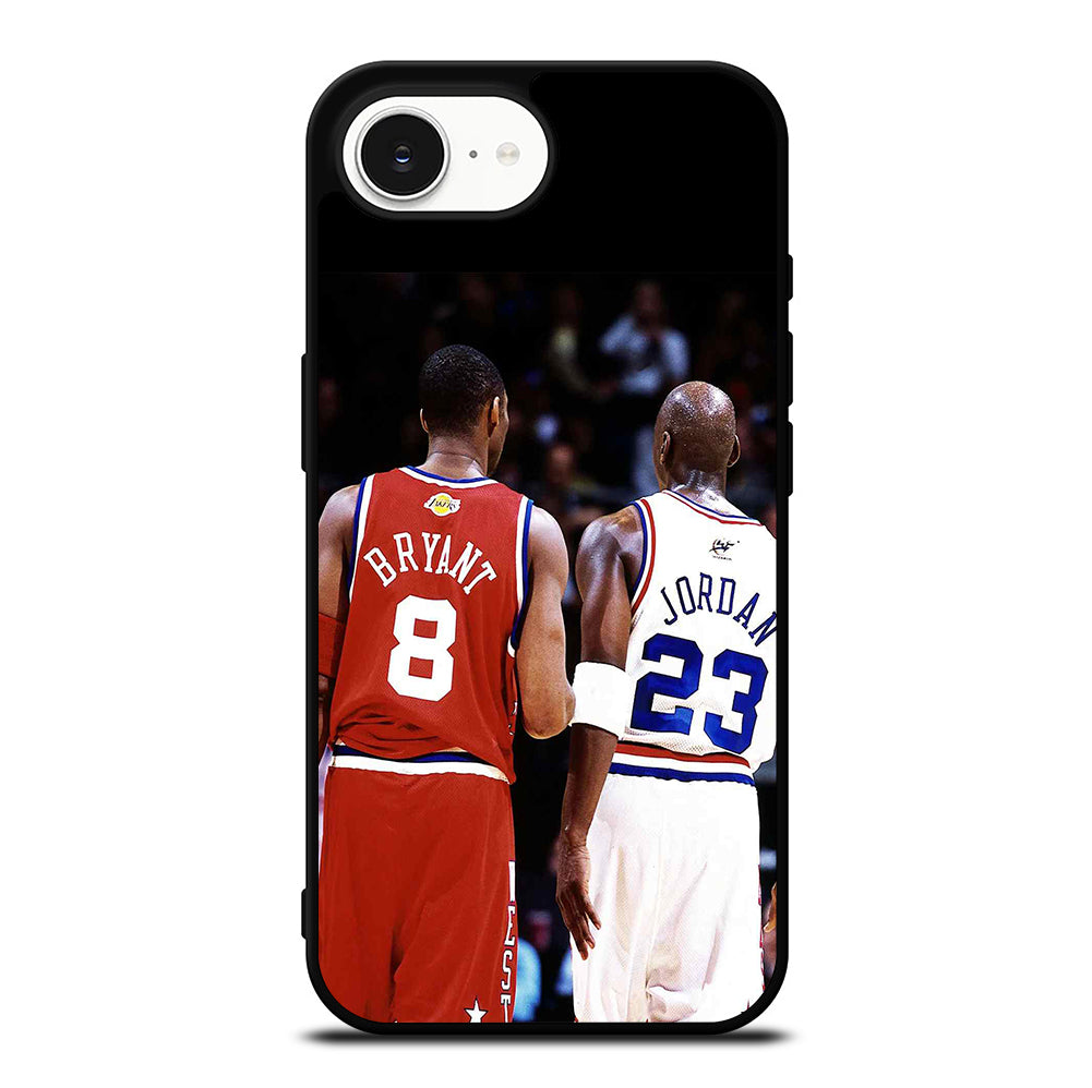 KOBE BRIANT X MICHAEL JORDAN BASKETBALL NBA iPhone 16e Case Cover