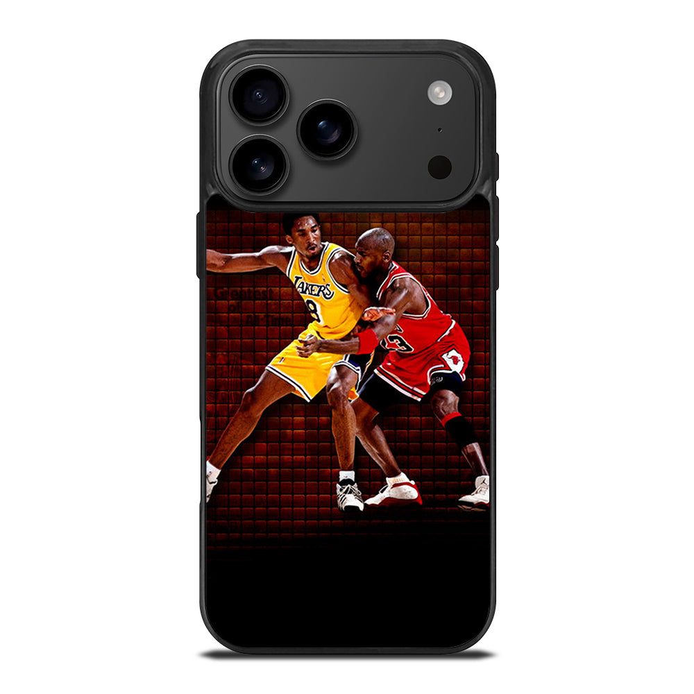 KOBE BRIANT X MICHAEL JORDAN BASKETBALL iPhone 17 Pro Max Case Cover