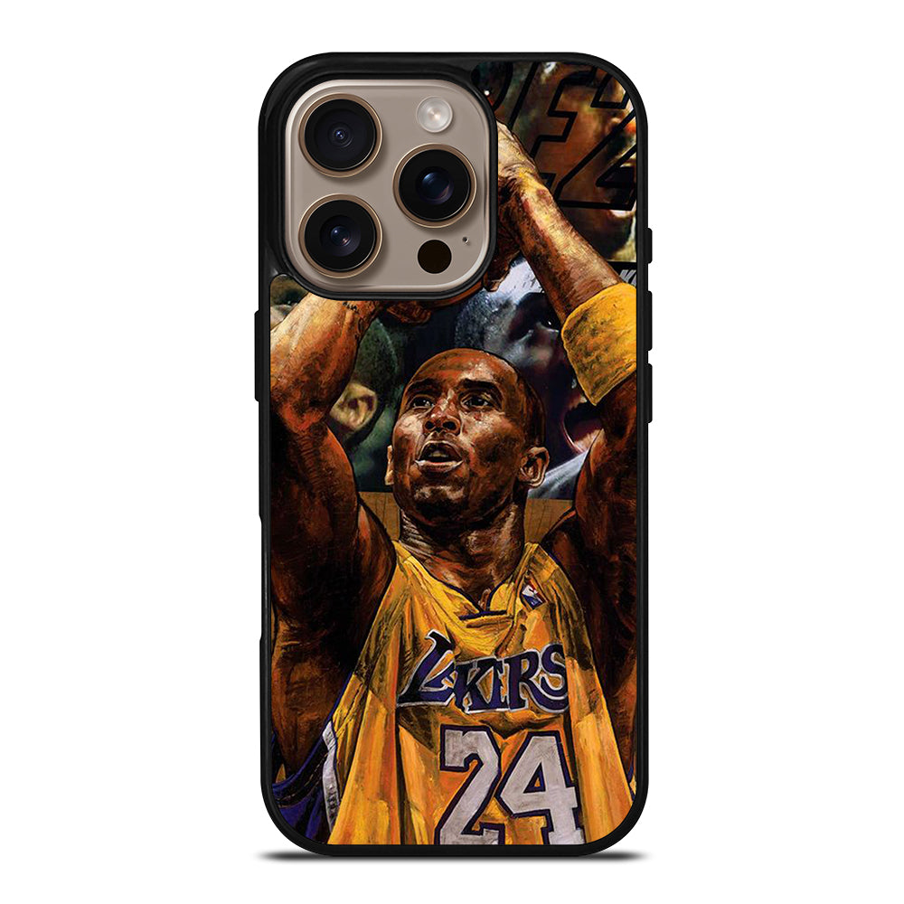 KOBE BRYANT ART NBA iPhone 16 Pro Case Cover