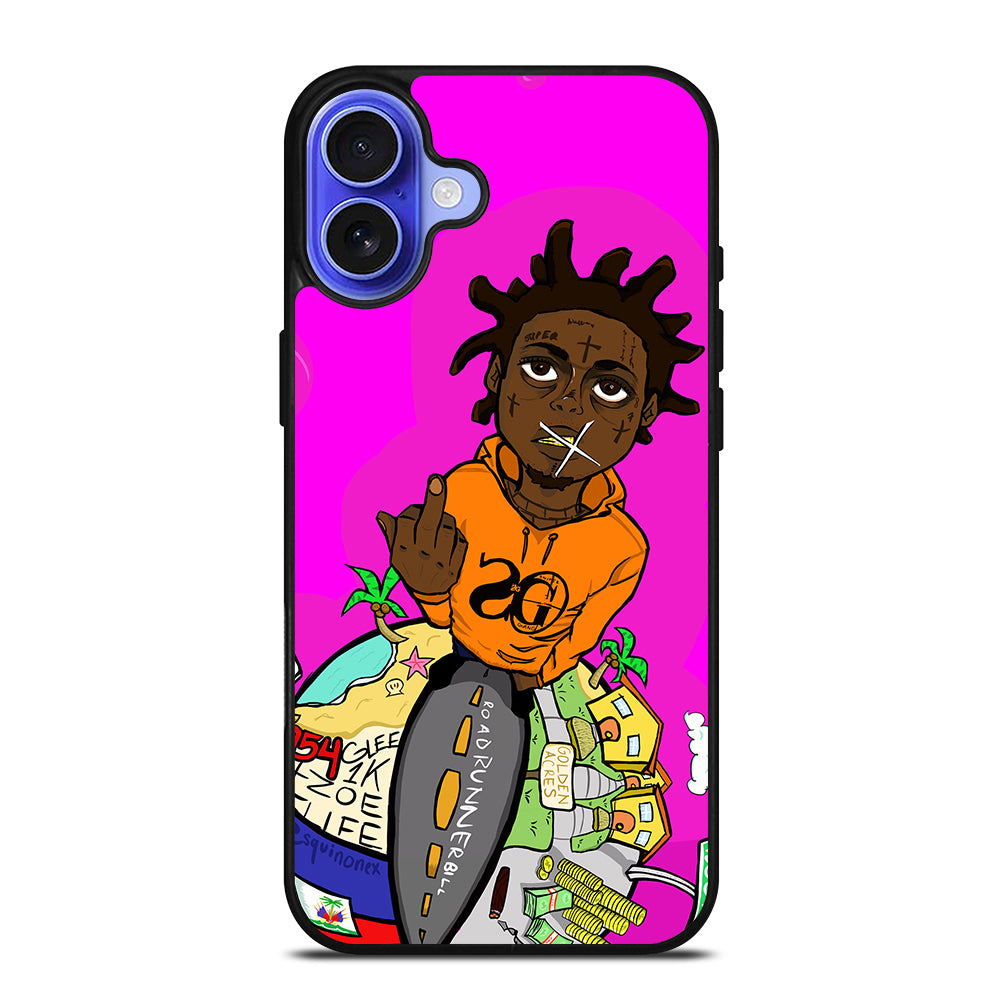 KODAK BLACK RAPPER CARTOON iPhone 16 Case Cover