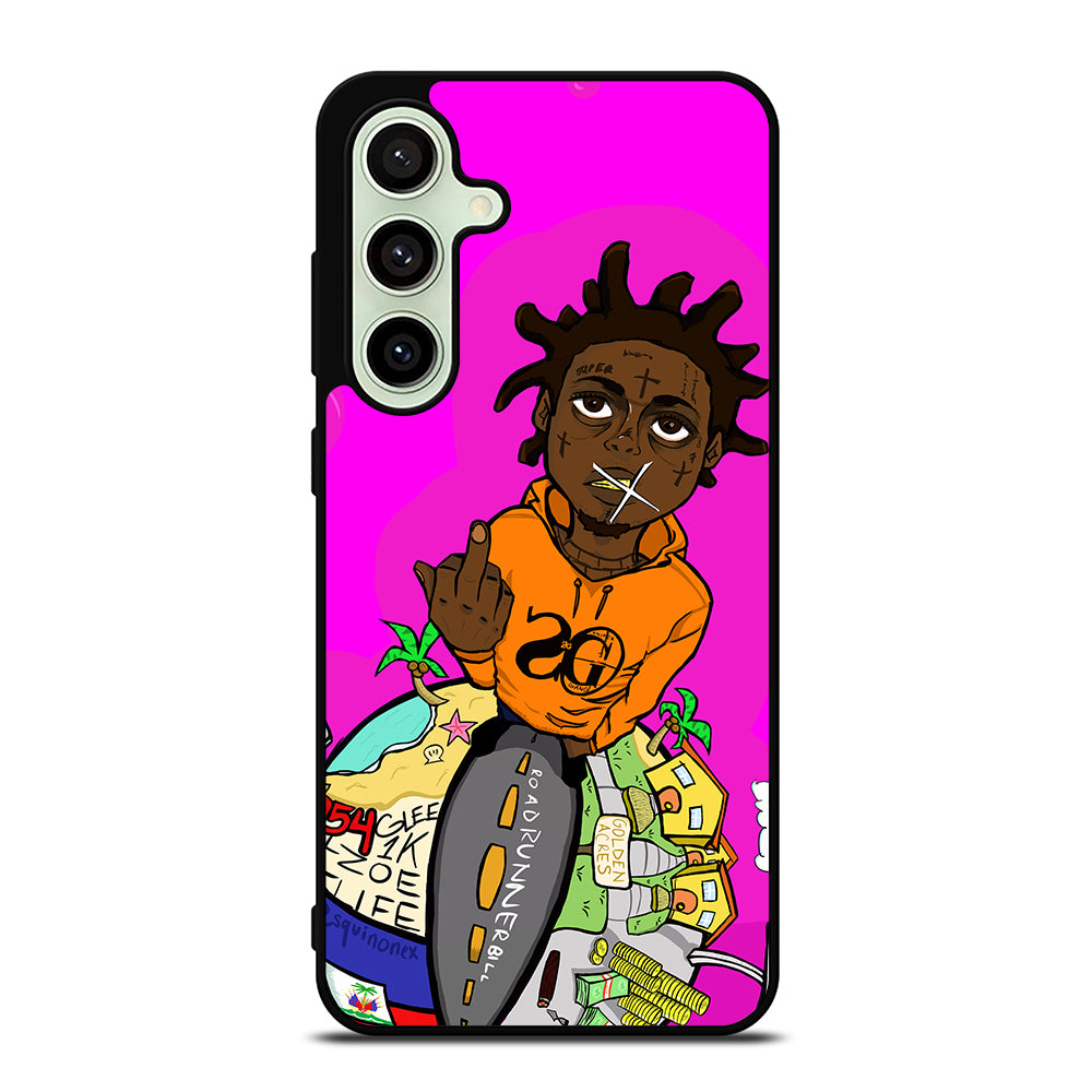 KODAK BLACK RAPPER CARTOON Samsung Galaxy S24 FE Case Cover