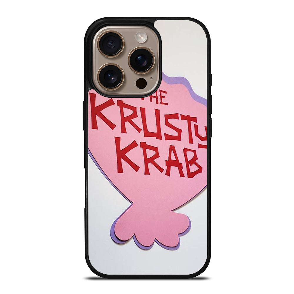 KRUSTY CRAB SPONGEBOB LOGO 2 iPhone 16 Pro Case Cover