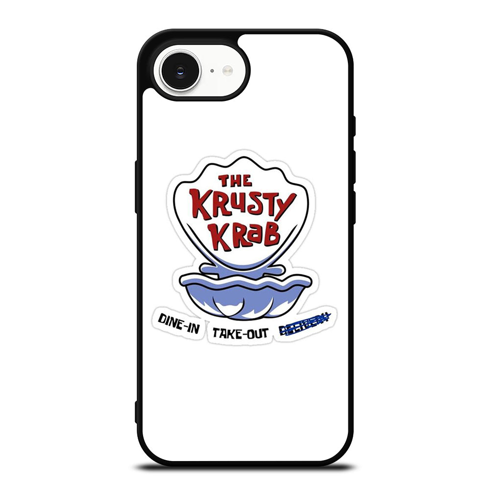 KRUSTY CRAB SPONGEBOB LOGO iPhone 16e Case Cover