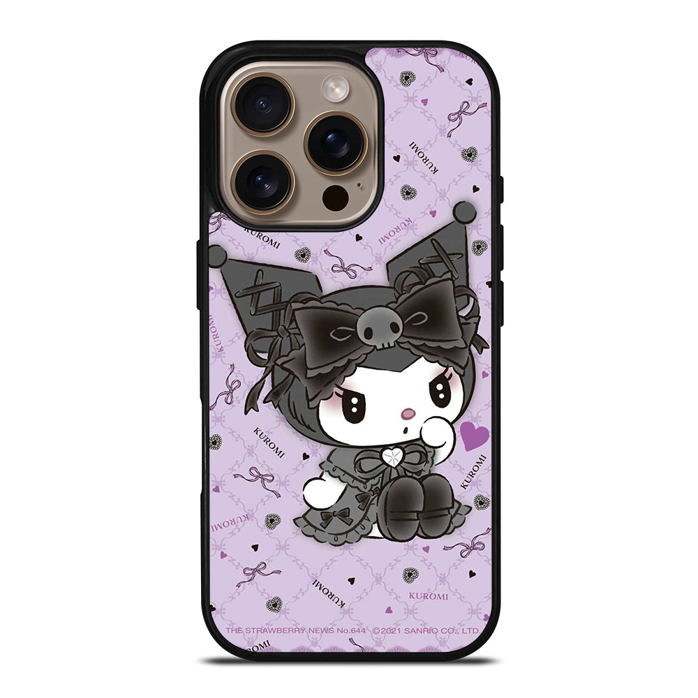 KUROMI CARTOON 2 iPhone 16 Pro Case Cover