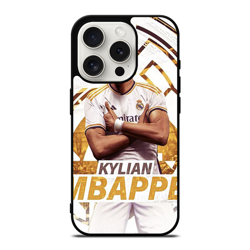 KYLIAN MBAPPE REAL MADRID 1 iPhone 15 Pro Case Cover