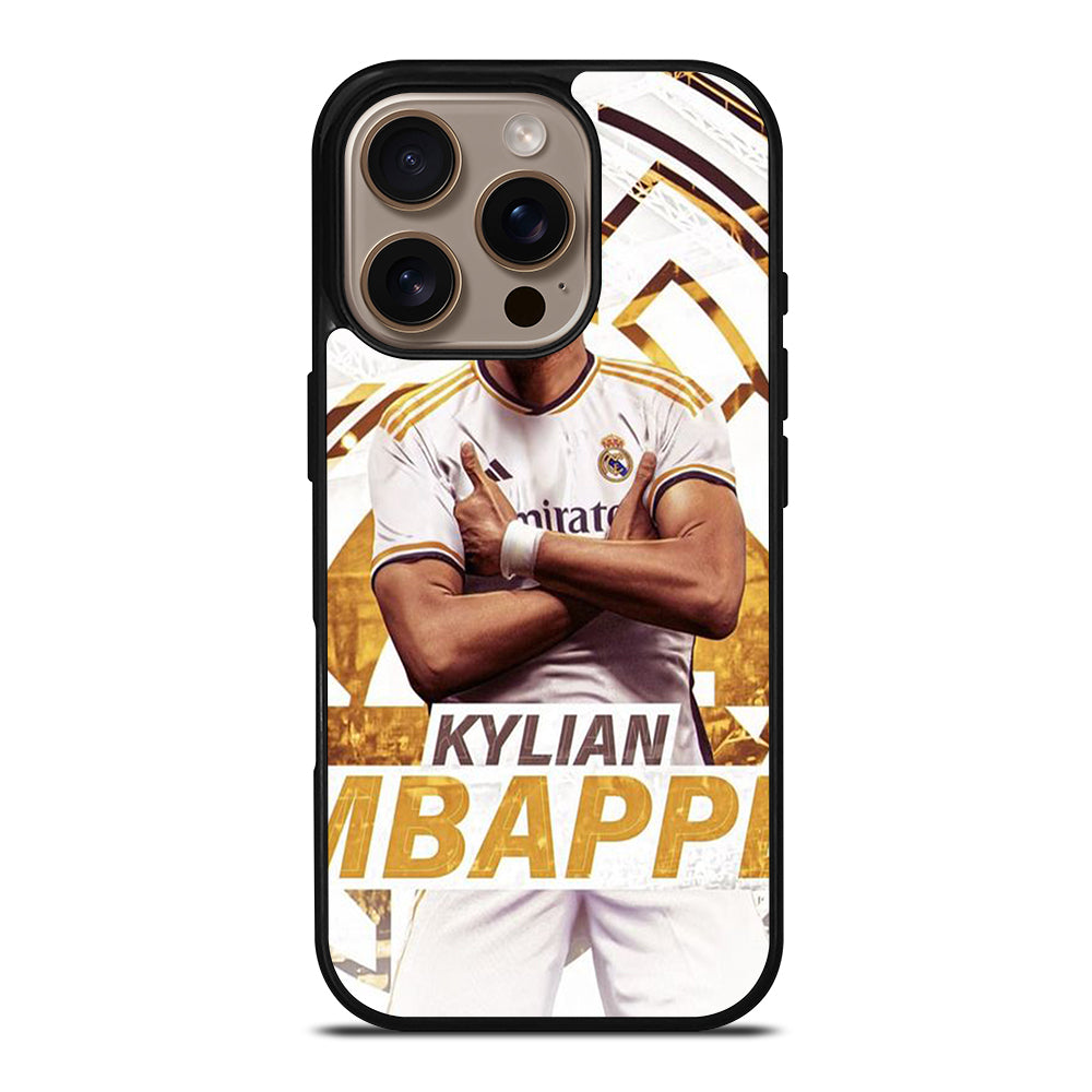 KYLIAN MBAPPE REAL MADRID 1 iPhone 16 Pro Case Cover