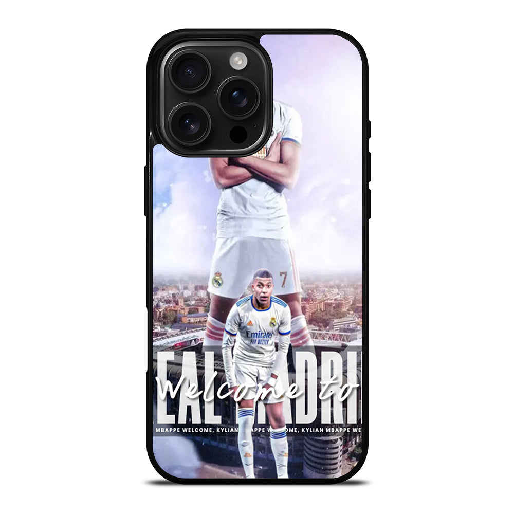 KYLIAN MBAPPE REAL MADRID 3 iPhone 16 Pro Max Case Cover