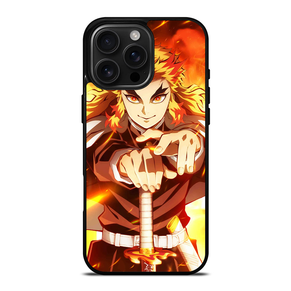 KYOJURO RENGOKU DEMON SLAYER 2 iPhone 16 Pro Max Case Cover