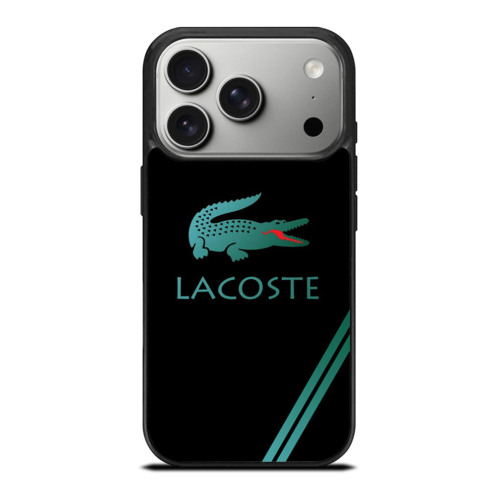 LACOSTE LOGO BLACK iPhone 17 Pro Case Cover