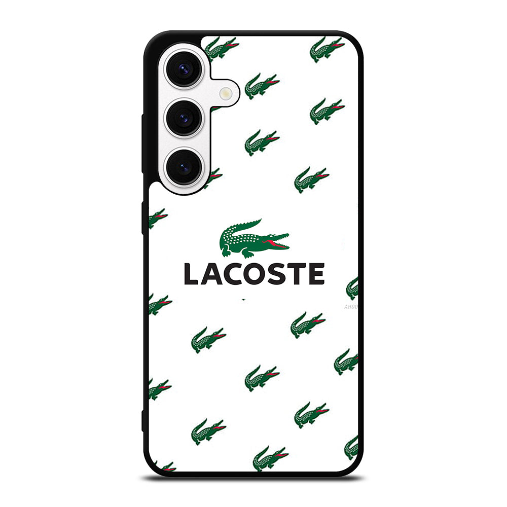 LACOSTE LOGO PATTERN Samsung Galaxy S24 Case Cover