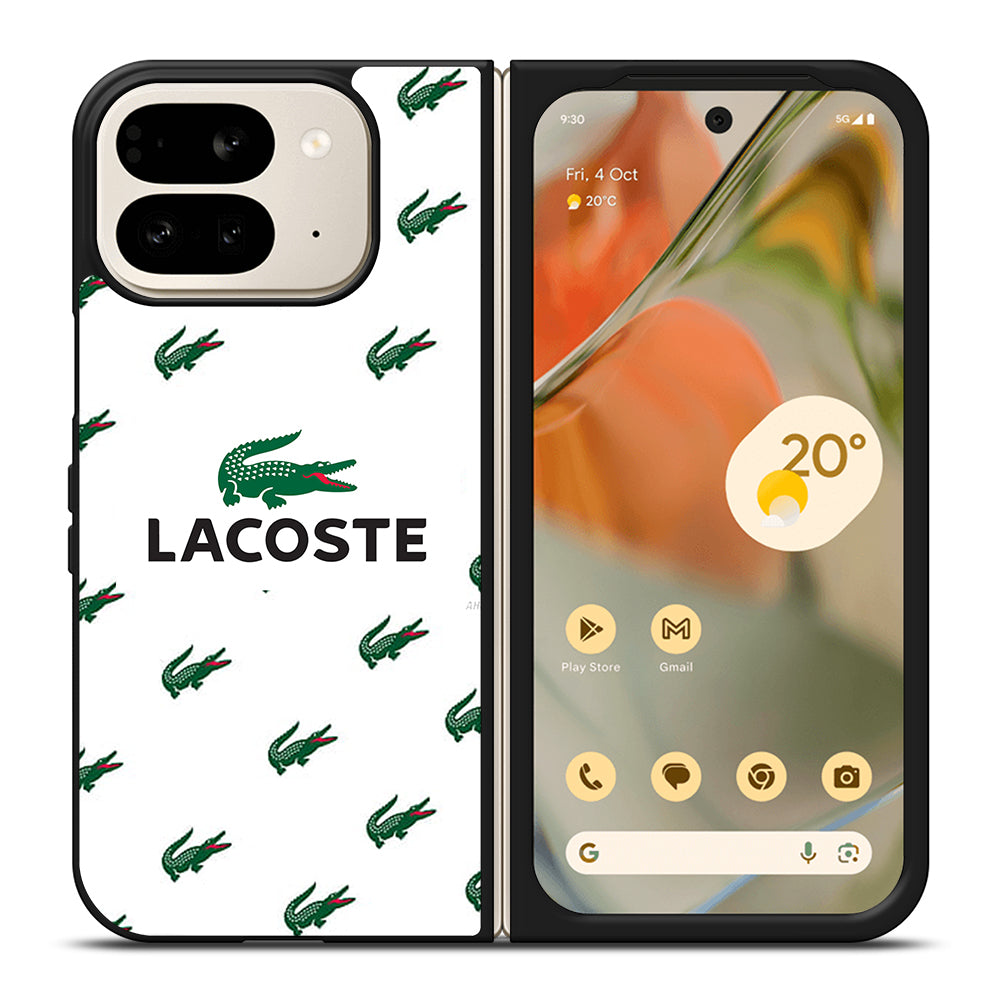 LACOSTE LOGO PATTERN Google Pixel 9 Pro Fold Case Cover