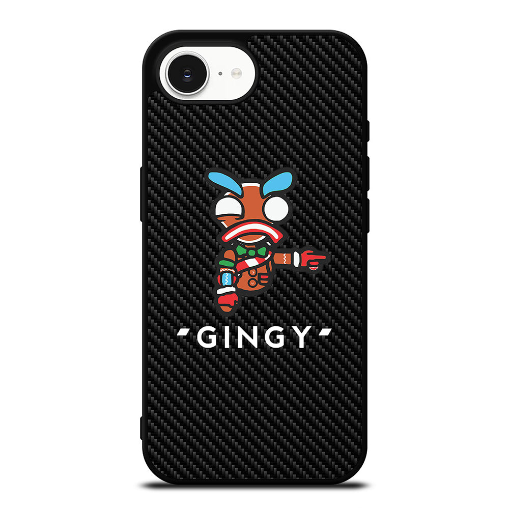 LAZARBEAM GINGY CARBON LOGO iPhone 16e Case Cover
