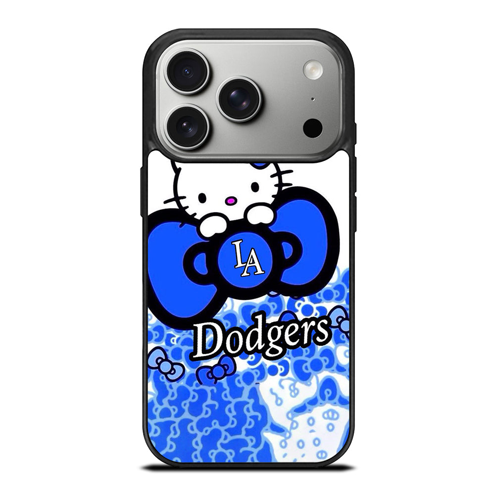 LA DODGERS MLB HELLO KITTY iPhone 17 Pro Case Cover