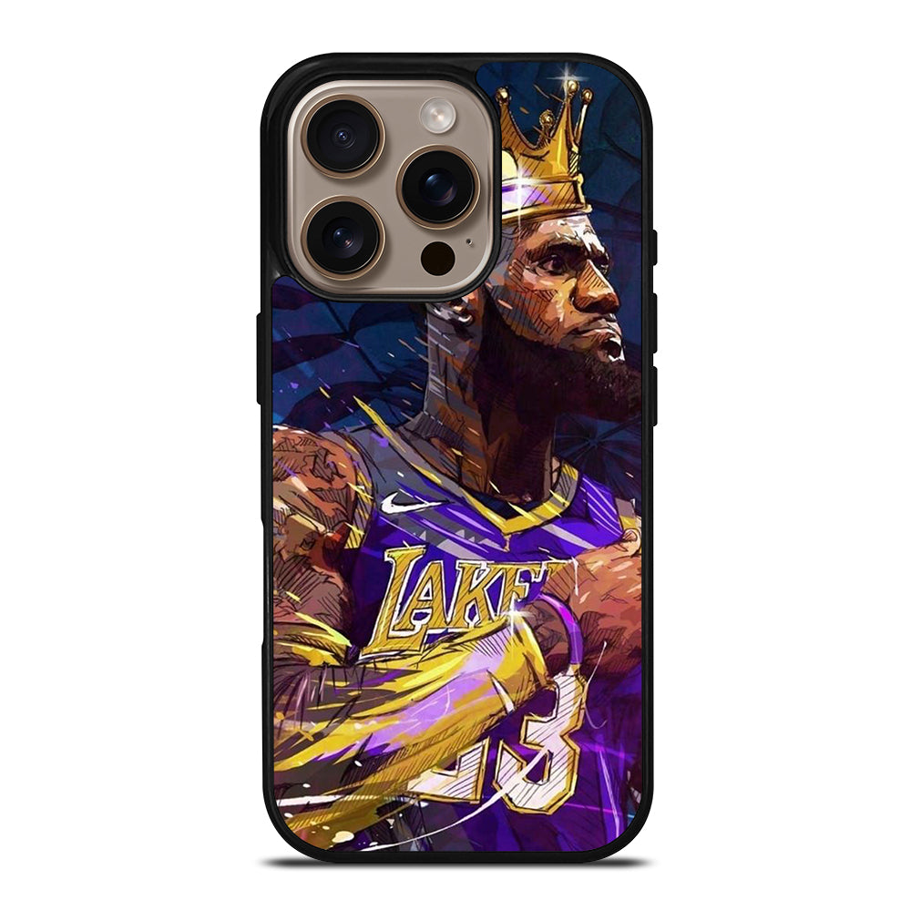 LEBRON JAMES KING ART iPhone 16 Pro Case Cover