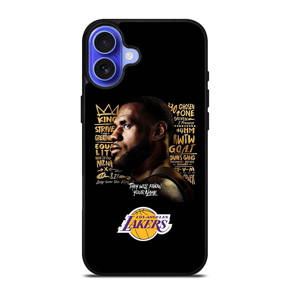 LEBRON JAMES QUOTE iPhone 16 Case Cover