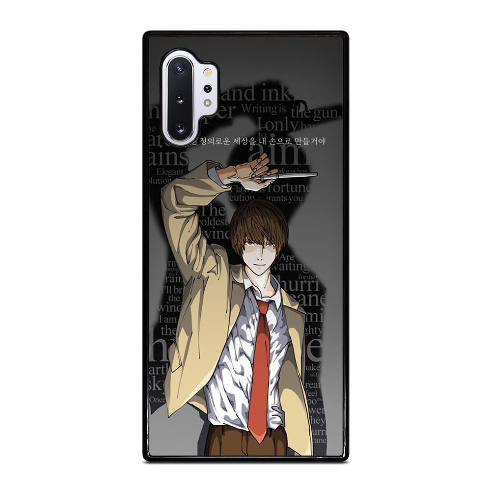 LIGHT YAGAMI DEATH NOTE ANIME 2 Samsung Galaxy Note 10 Plus Case Cover