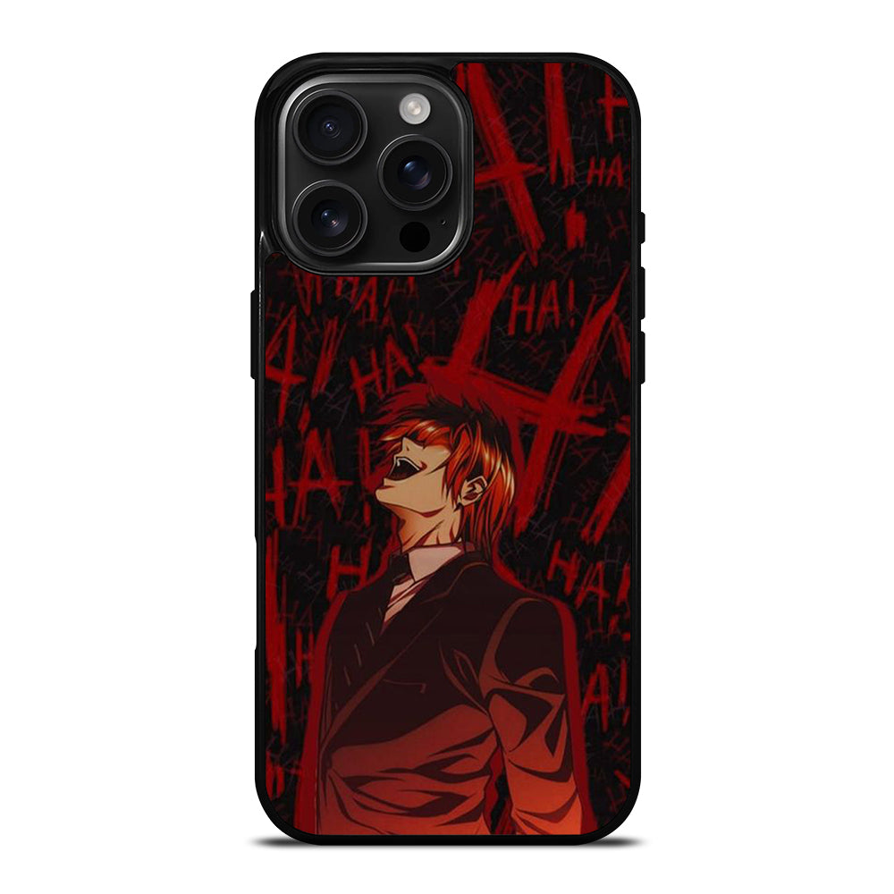LIGHT YAGAMI DEATH NOTE ANIME 3 iPhone 16 Pro Max Case Cover