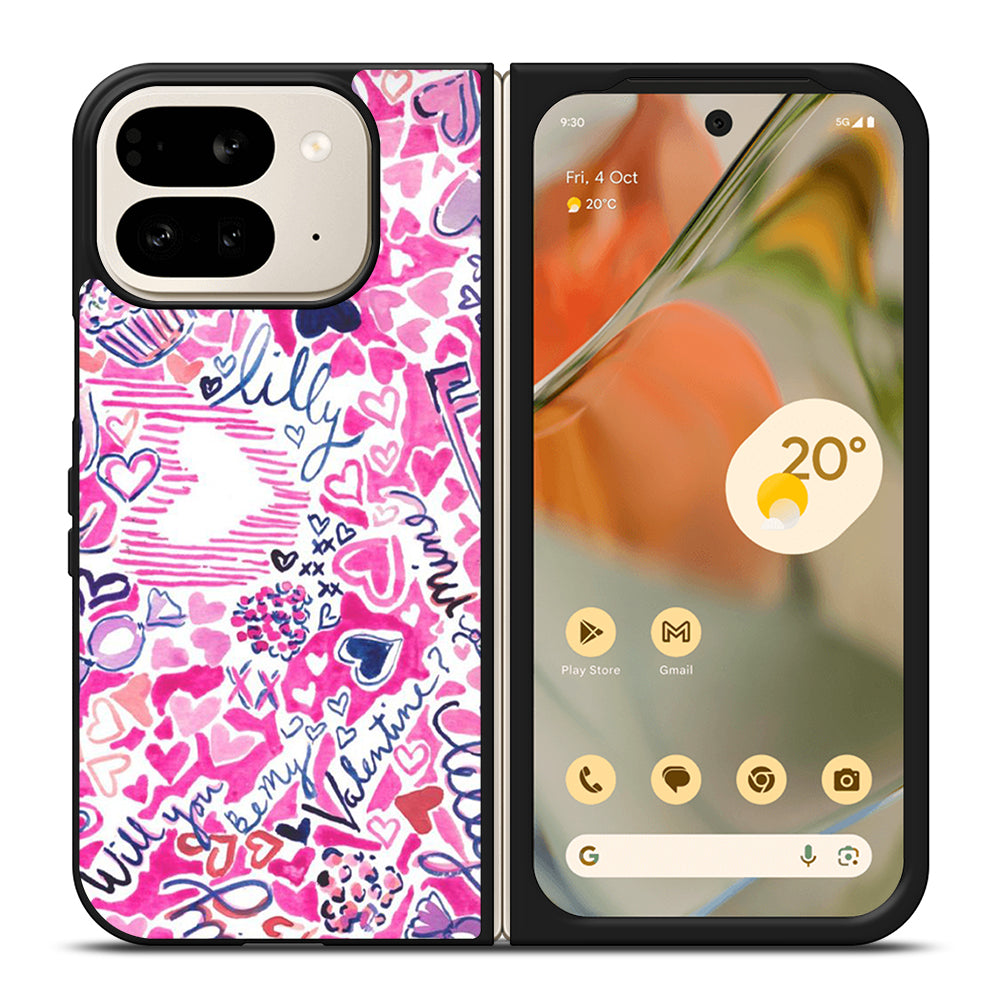 LILLY PULITZER LOVE PATTERN Google Pixel 9 Pro Fold Case Cover
