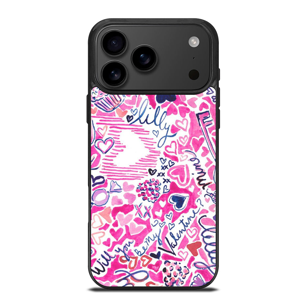 LILLY PULITZER LOVE PATTERN iPhone 17 Pro Max Case Cover