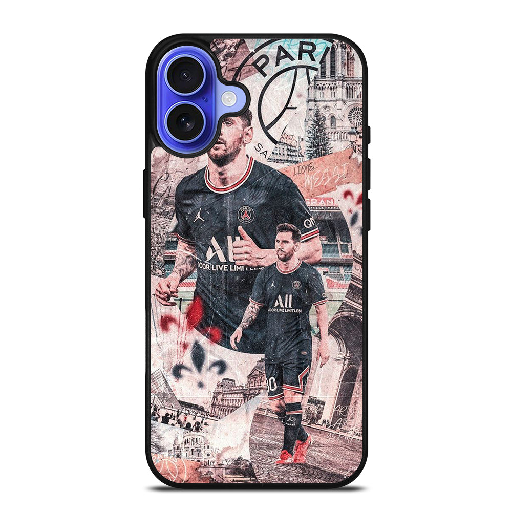 LIONEL MESSI FOOTBALL ART iPhone 16 Case Cover
