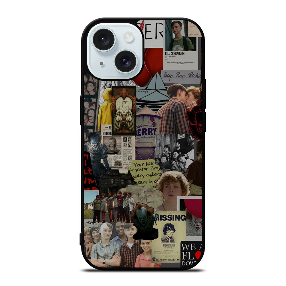 LOSERS CLUB IT MOVIES COLLAGE 1 iPhone 15 Case Cover