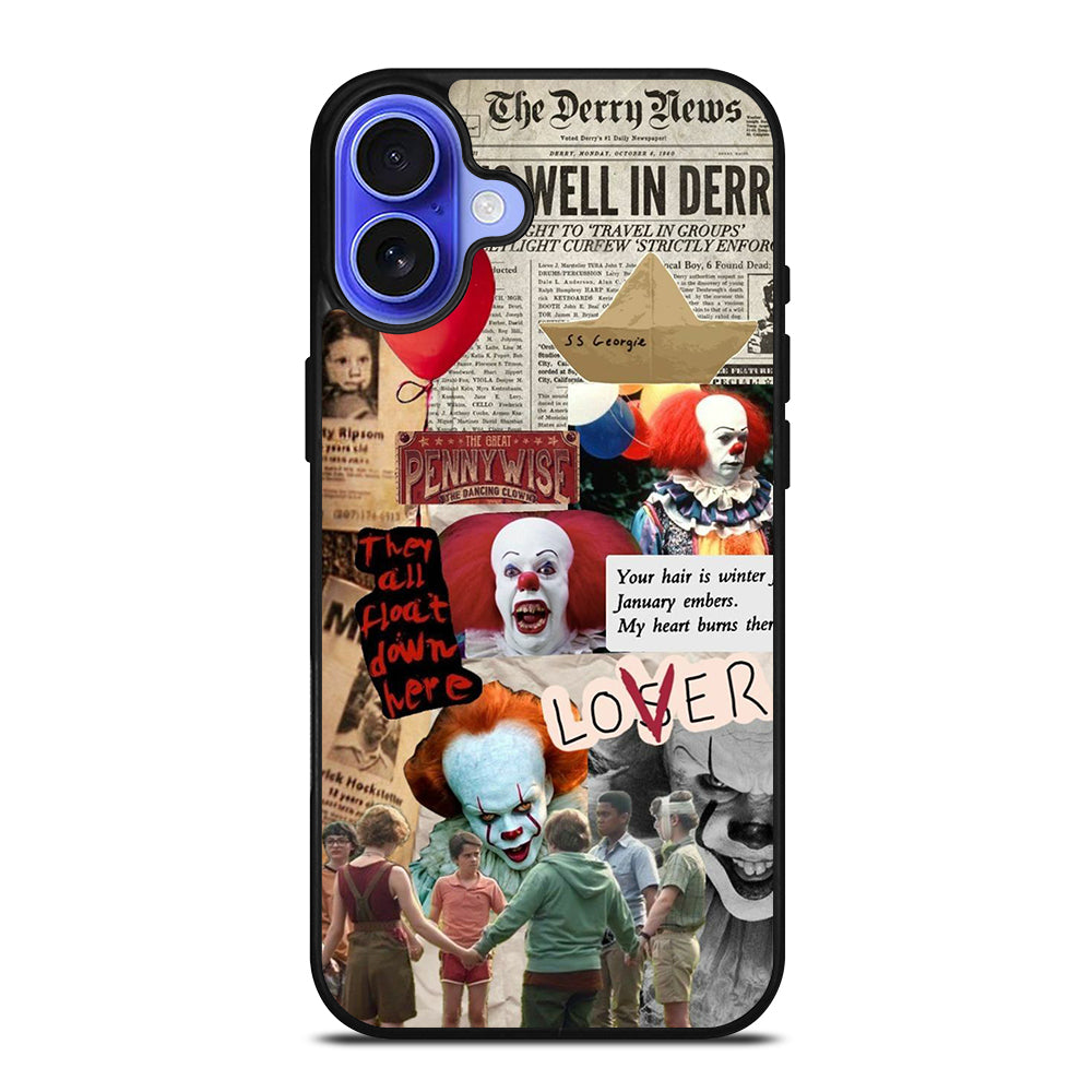 LOSERS CLUB IT MOVIES COLLAGE 3 iPhone 16 Case Cover