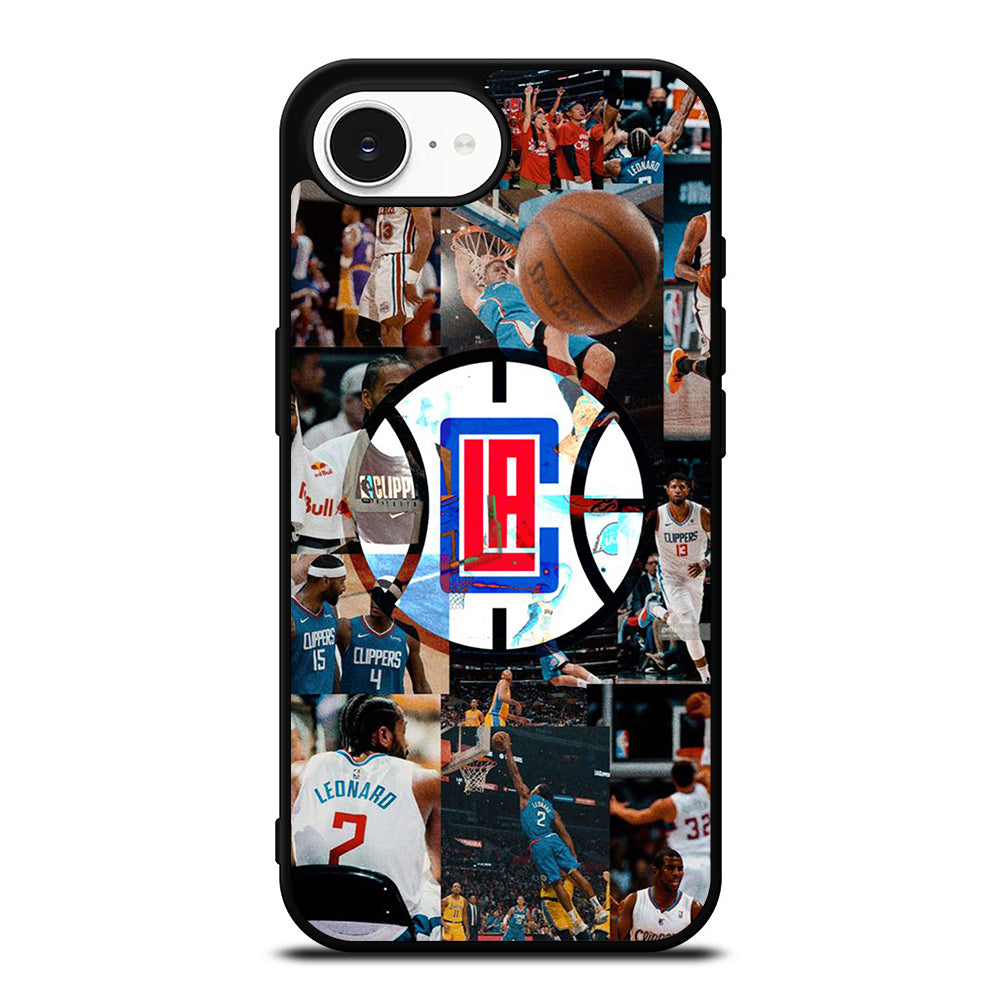 LOS ANGELES CLIPPERS COLLAGE LOGO iPhone 16e Case Cover
