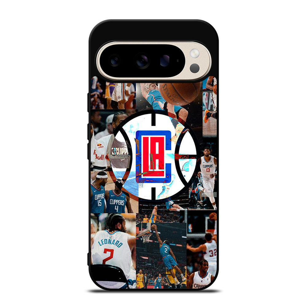LOS ANGELES CLIPPERS COLLAGE LOGO Google Pixel 9 Pro Case Cover