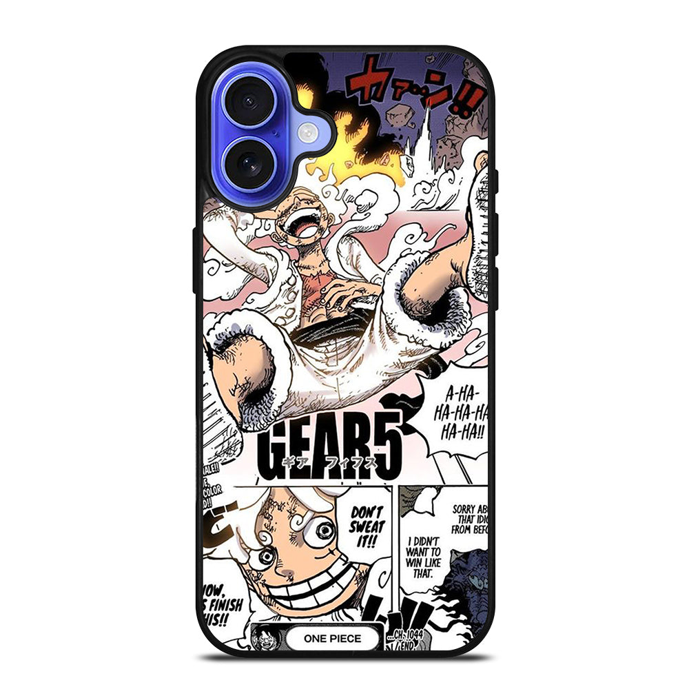 LUFFY ONE PIECE GEAR 5 MANGA iPhone 16 Case Cover