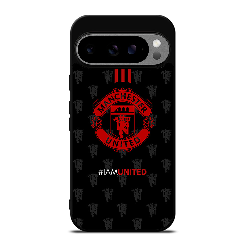 MANCHESTER UNITED SOCCER LOGO BLACK Google Pixel 9 Pro XL Case Cover