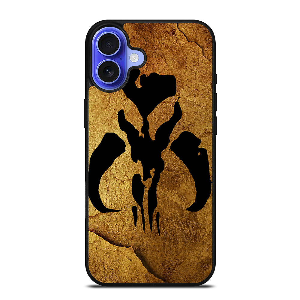 MANDALORIAN LOGO GOLD iPhone 16 Case Cover
