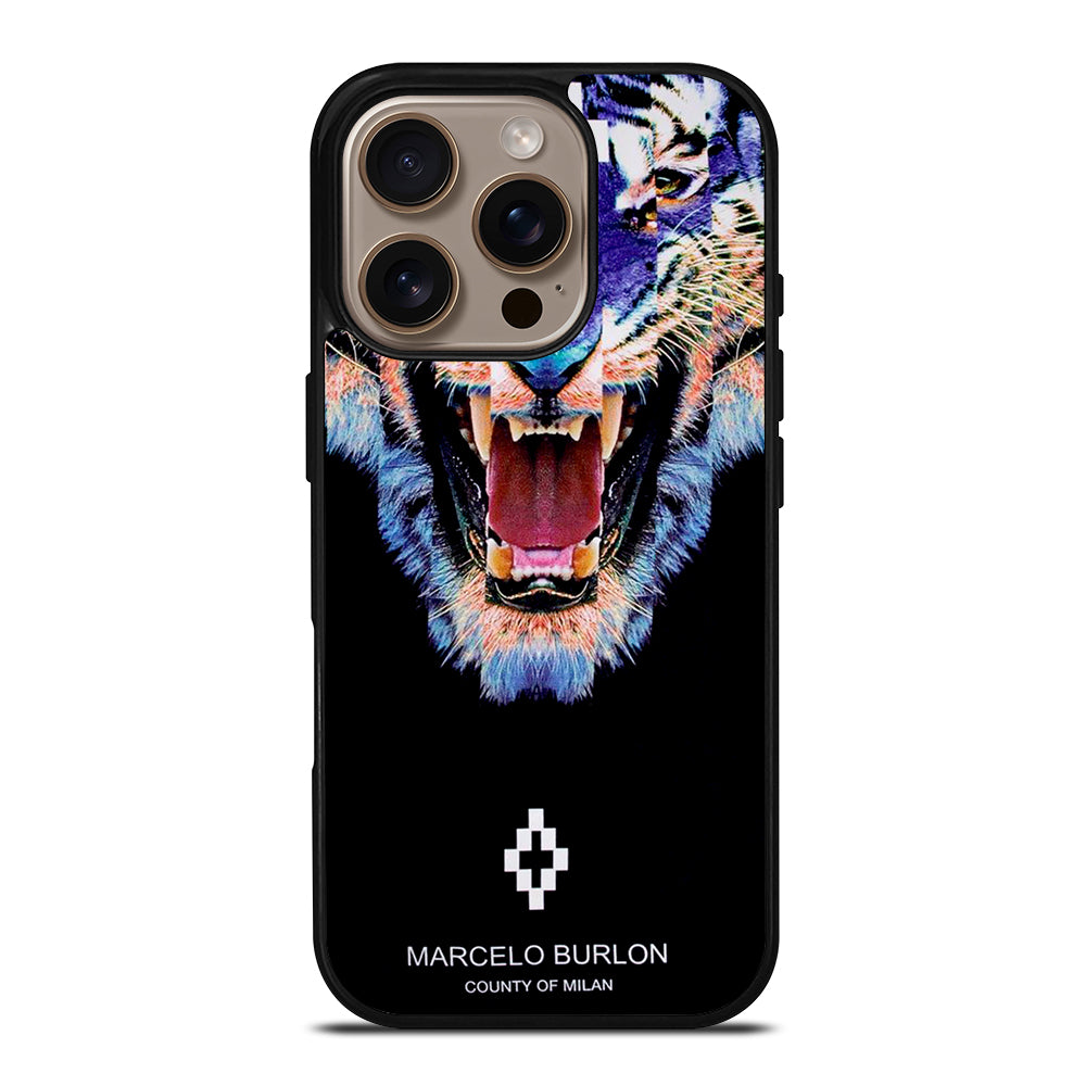 MARCELO BURLON LION 3 iPhone 16 Pro Case Cover