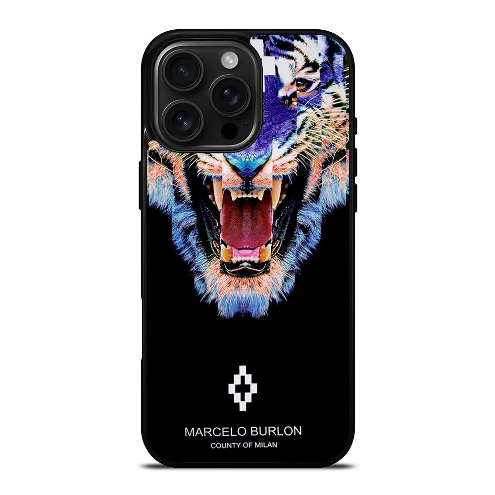 MARCELO BURLON LION 3 iPhone 16 Pro Max Case Cover