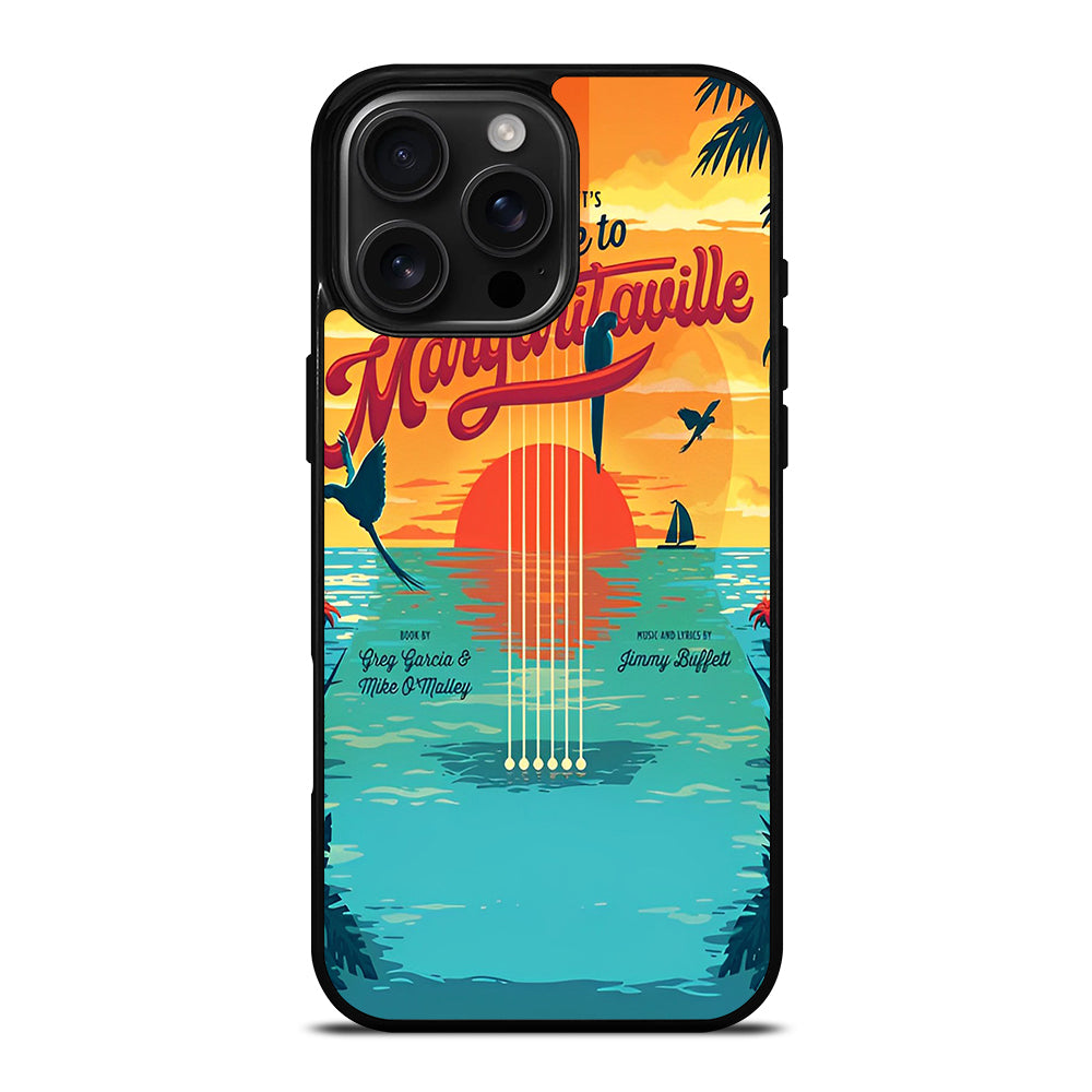 MARGARITAVILLE JIMMY BUFFETT'S POSTER iPhone 16 Pro Max Case Cover